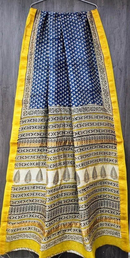 Maheshwari Silk Cotton - Blue